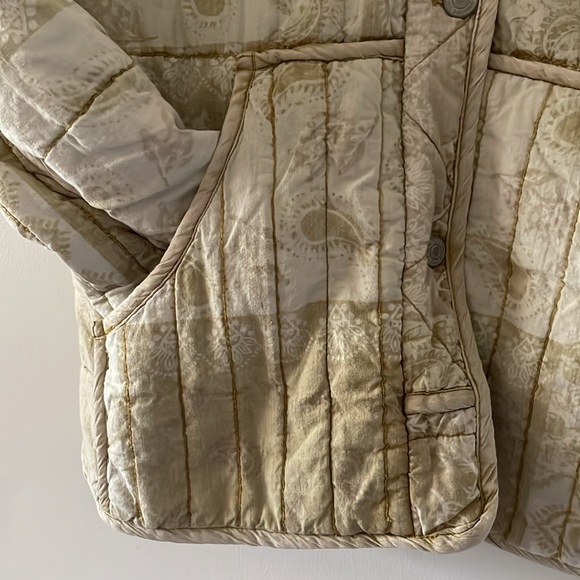 FADE OUT UTILITY QUILTED JACKET NEUTRAL PRINTED - Picture 7 of 9
